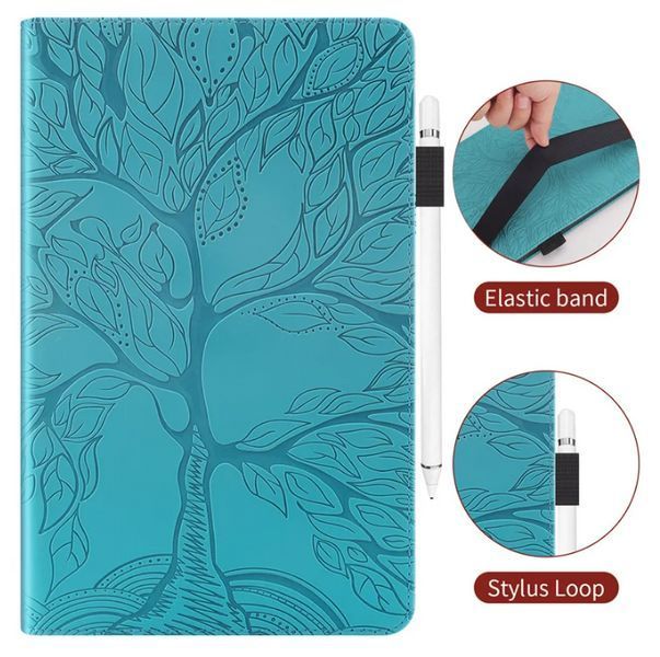 Чехол книжка Wood Book на планшет Samsung Galaxy Tab S11 (11") / голубой 100841 фото
