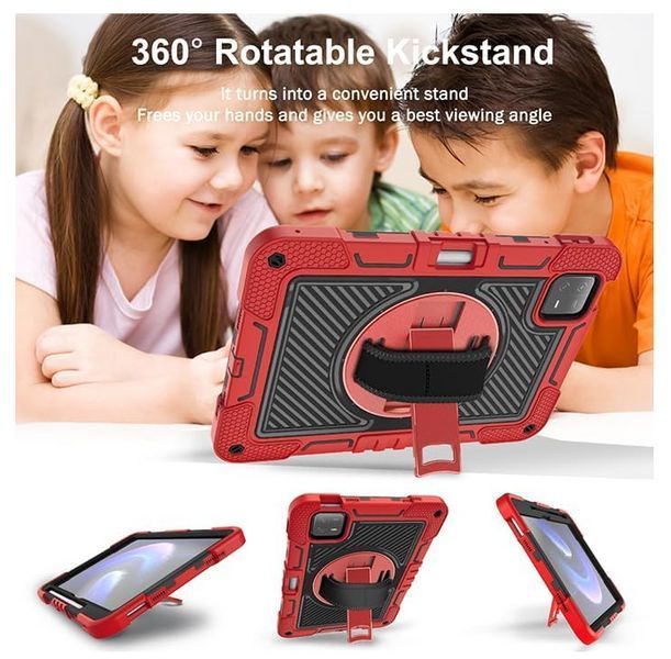 Чехол Carbon Armor Tablet на планшет Xiaomi Mi Pad 6 (11") / красный 200857 фото