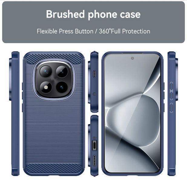 TPU чехол накладка Urban для Poco M8 Pro (5G) / синий 204368 фото