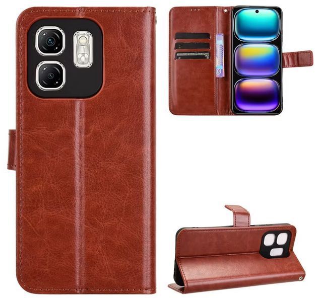 Чохол книжка Book case для Infinix Smart 9 (X6532) / коричневий 201729 фото