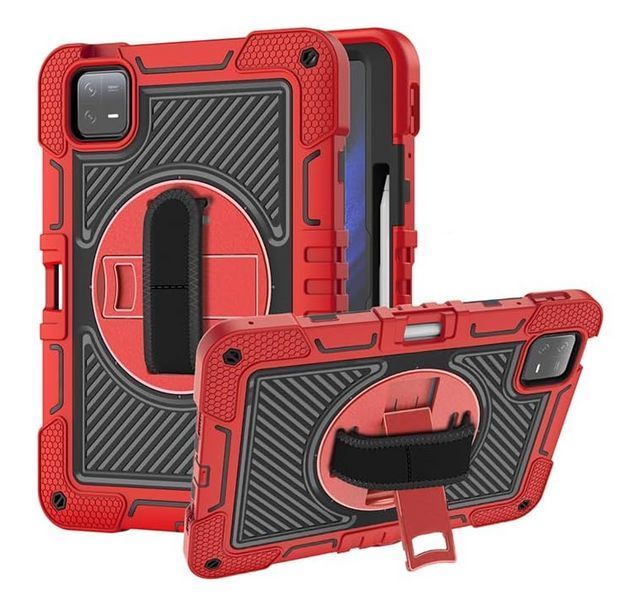 Чехол Carbon Armor Tablet на планшет Xiaomi Mi Pad 6 (11") / красный 200857 фото