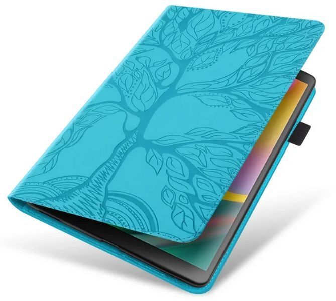 Чехол книжка Wood Book на планшет Samsung Galaxy Tab S11 (11") / голубой 100841 фото
