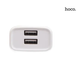 СЗУ Hoco C73A Glorious 2USB 2.4A White + Type-C белый 85881 фото 5