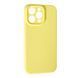 TPU чехол Case Softy накладка для iPhone 14 Pro Yellow 097228 фото 1