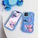 Чехол резиновый Lilo & Stitch case на iPhone 13 / голубой 098105 фото 3