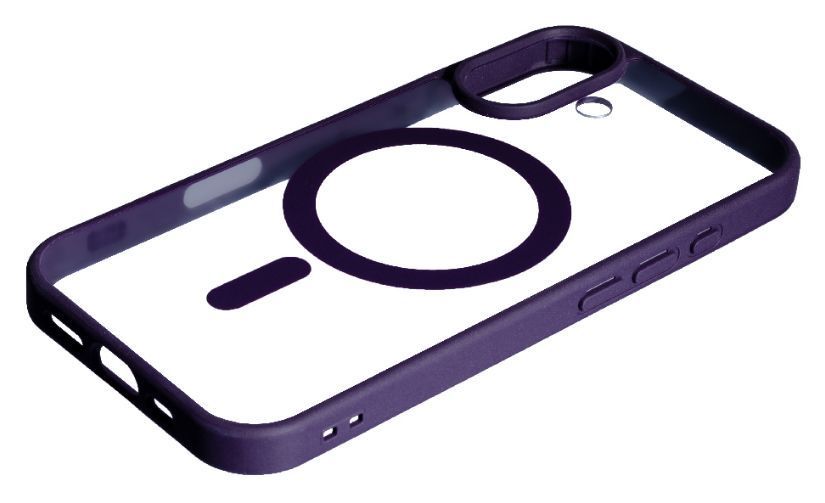 Чохол TPU+PC Color з підтримкою Magsafe для Apple iPhone 16 / purple 200819 фото
