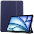 Кожаный чехол книжка Crazy Horse на планшет iPad Air 13 (2024) 13" / синий