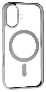 Чохол TPU+PC Color з підтримкою Magsafe для Apple iPhone 16 / grey 200820 фото