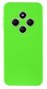 Чехол накладка TPU Liquid Silk для Xiaomi Redmi 14C / салатовый 201022 фото