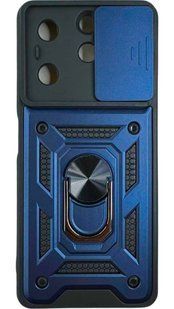 PC + TPU чехол Camshield Armor для Tecno Spark 10 Pro / синий 092151 фото