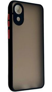 TPU чохол накладка Matte Color Case для Samsung Galaxy A03 Core чорний 092601 фото