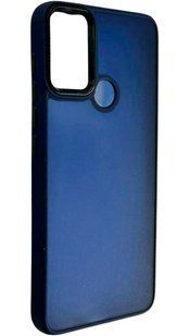 TPU чохол Matte Color для Motorola E40 синій 86029 фото