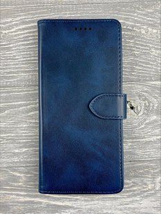 Шкіряний чохол-книжка Retro на ZTE Blade V30 (на зті блейд на30) синій 08408 фото