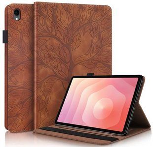 Чехол книжка Wood Book на планшет Samsung Galaxy Tab S11 (11") / коричневый 100842 фото