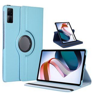 Шкіряний чохол-книжка на Xiaomi Redmi Pad (10.61") / блакитний 089645 фото