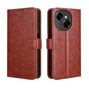 Чехол книжка Book case для Tecno Spark Go 1 / коричневый 097888 фото