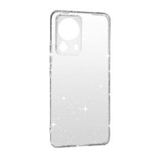 Чохол силіконовий прозорий для Xiaomi 13 Lite (на сяомі 13 лайт) з блискітками 087615 фото