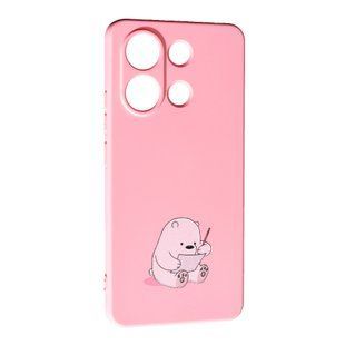 Чехол силиконовый Art case для Xiaomi Redmi Note 13 (4G) Bear 096674 фото