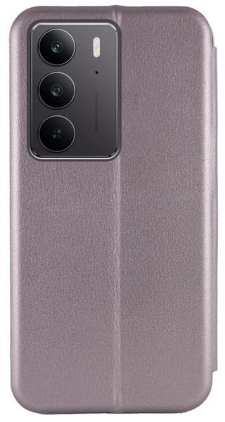 Чехол книжка Elegant book для Realme C75 (RMX3941) / серый 202371 фото
