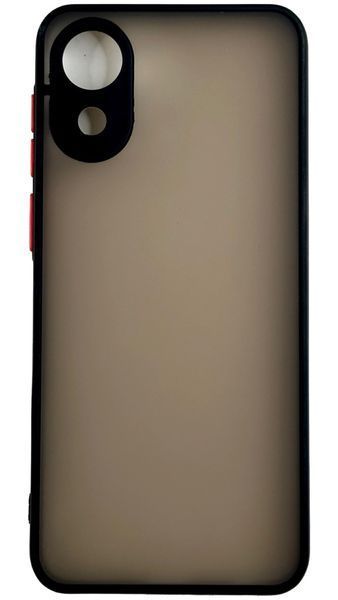 TPU чехол накладка Matte Color Case для Samsung Galaxy A03 Core черный 092601 фото