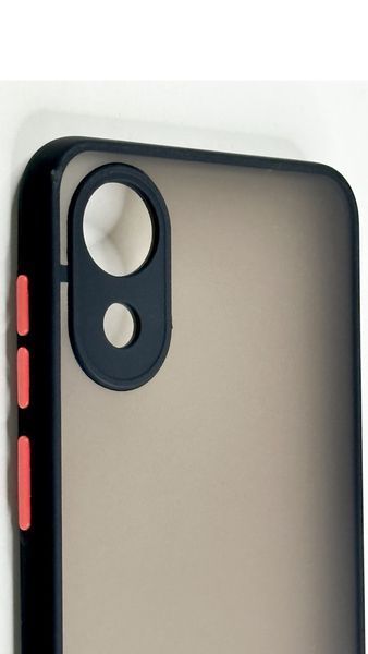 TPU чехол накладка Matte Color Case для Samsung Galaxy A03 Core черный 092601 фото
