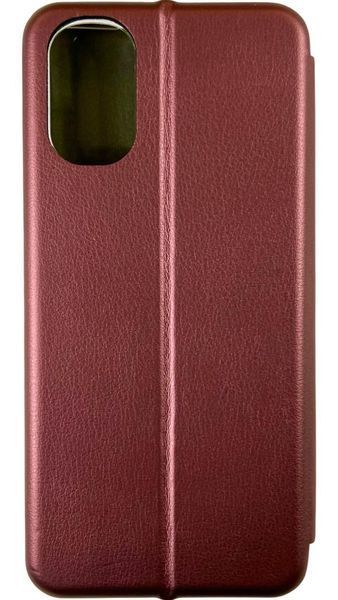 Чохол книжка Elegant book для Motorola G22 / бордовий 87270 фото