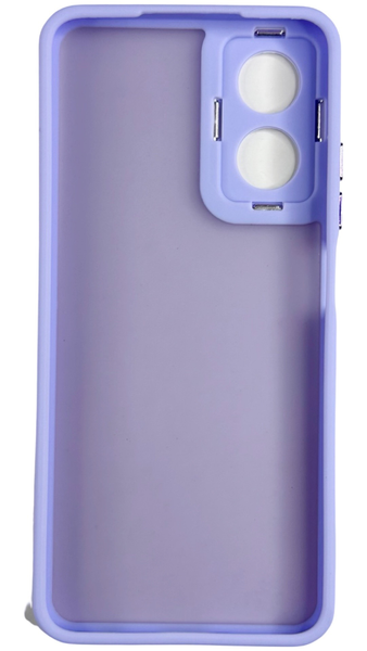 TPU чохол Luxury Metal Lens на Oppo A17 фіалковий 088440 фото