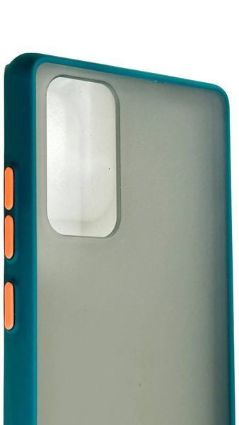 TPU чохол накладка Matte Color Case для Samsung Galaxy Note 20 темно-зелений 92251 фото