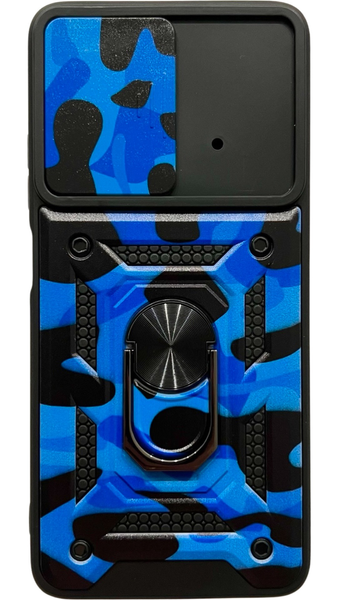PC + TPU чохол Camo на Poco X4 Pro 5G (на подо х4 про) синій 086220 фото