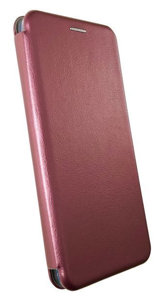 Чохол книжка Elegant book для Motorola E40 / бордовий 87520 фото