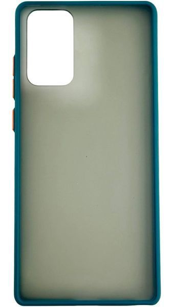 TPU чохол накладка Matte Color Case для Samsung Galaxy Note 20 темно-зелений 92251 фото