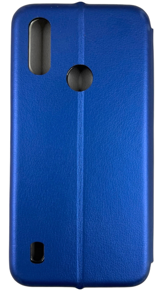 Шкіряний чохол-книжка Elegant на Motorola E6i (на мото е6і) синій 85393 фото