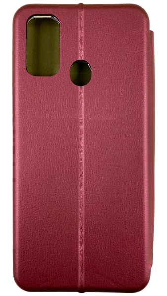 Чехол книжка Elegant book для Tecno Spark 7 (текно спарк 7) бордовый 084875 фото