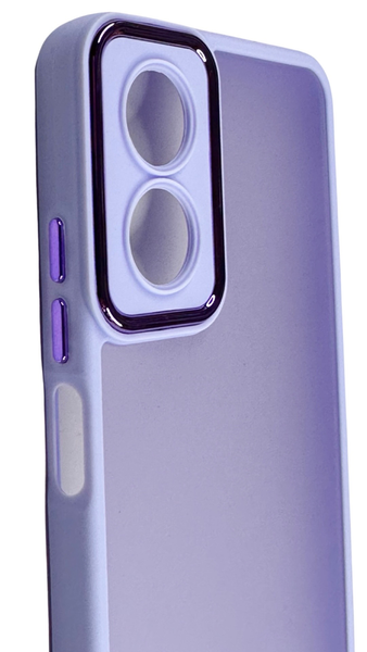 TPU чохол Luxury Metal Lens на Oppo A17 фіалковий 088440 фото