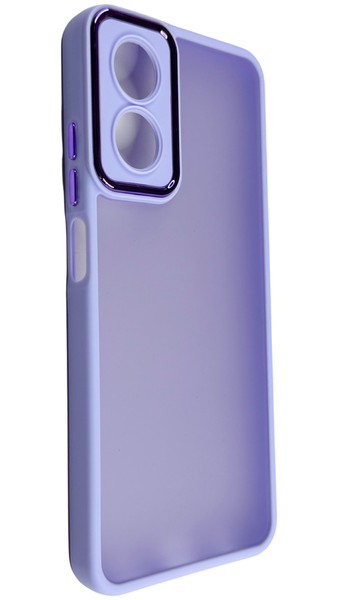 TPU чохол Luxury Metal Lens на Oppo A17 фіалковий 088440 фото