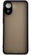 TPU чехол накладка Matte Color Case для Samsung Galaxy A03 Core черный 092601 фото 2