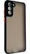 TPU чехол накладка Matte Color Case для Samsung Galaxy S21 Plus черный 092201 фото 1