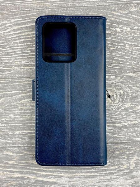 Шкіряний чохол-книжка Retro на ZTE Blade V30 (на зті блейд на30) синій 08408 фото