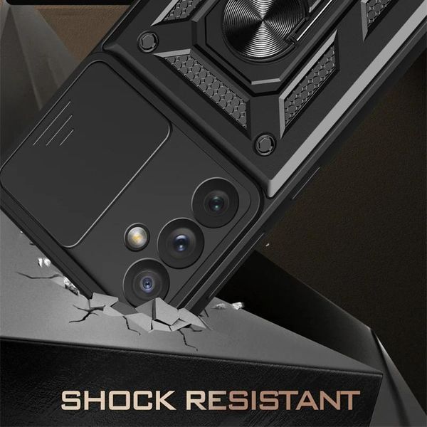 PC + TPU чохол Armor Camshield для Samsung Galaxy A05s / червоний 094051 фото