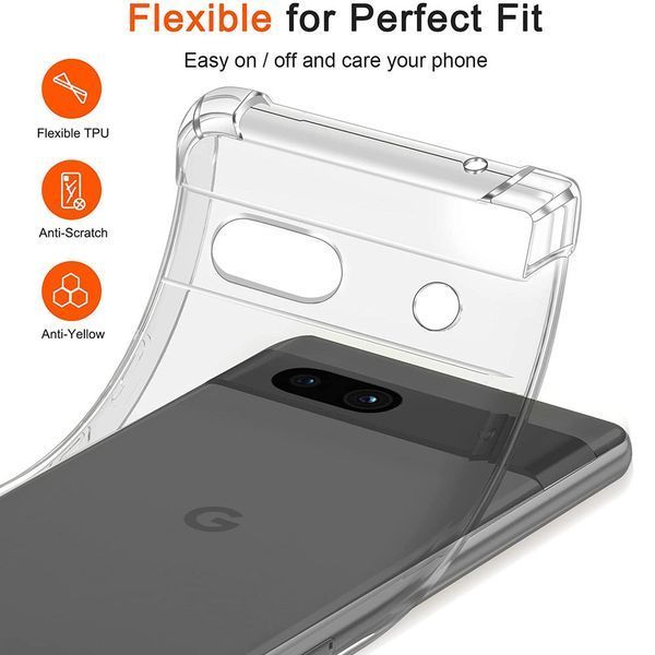 Протиударний чохол WXD на Google Pixel 7A / прозорий 089745 фото