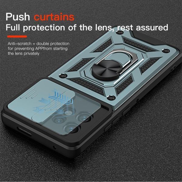 PC + TPU чехол Camshield Armor для Motorola Edge 40 Pro / серебристый 092051 фото