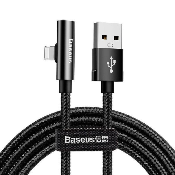 USB кабель Baseus Rhythm Bent Lightning Cable 2A (1.2m) 80639 фото