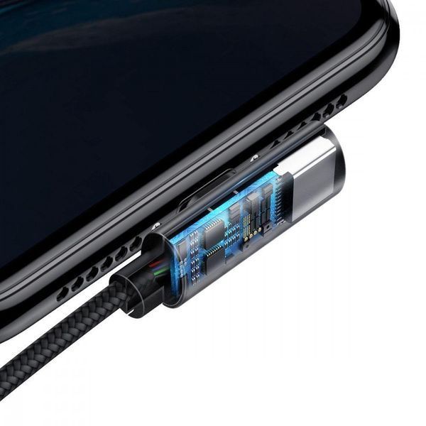USB кабель Baseus Rhythm Bent Lightning Cable 2A (1.2m) 80639 фото