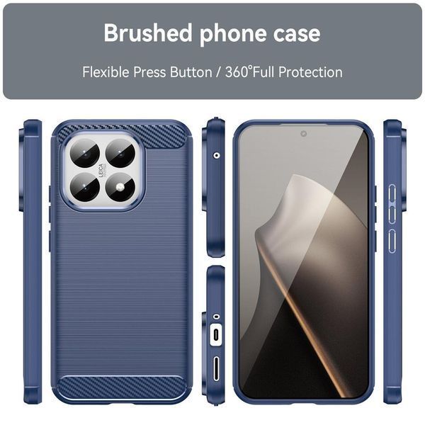 TPU чехол накладка Urban для Xiaomi 15T / синий 100723 фото