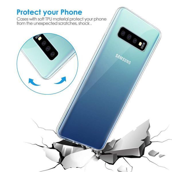 Ультратонкий 0,3 мм чохол для Samsung Galaxy S10 прозорий 054964 фото