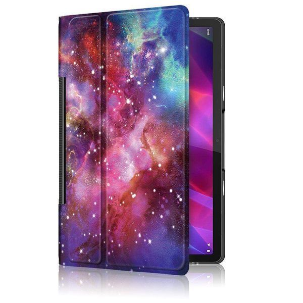 Шкіряний чохол-книжка Crazy Horse для Lenovo Yoga Tab 11 космос 095661 фото