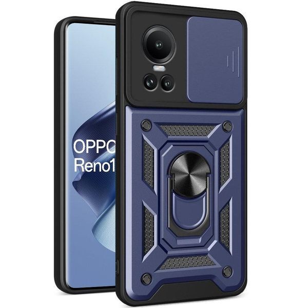 PC + TPU чохол Camshield armor на OPPO Reno 10 Pro (5G) / синій 092101 фото