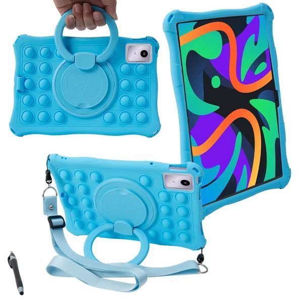 Чехол Pop it case на планшет Lenovo Tab M11 (11") / sky blue 098342 фото