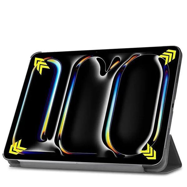 Чехол книжка Marble case на планшет Xiaomi Redmi Pad SE (11") / черный 099066 фото
