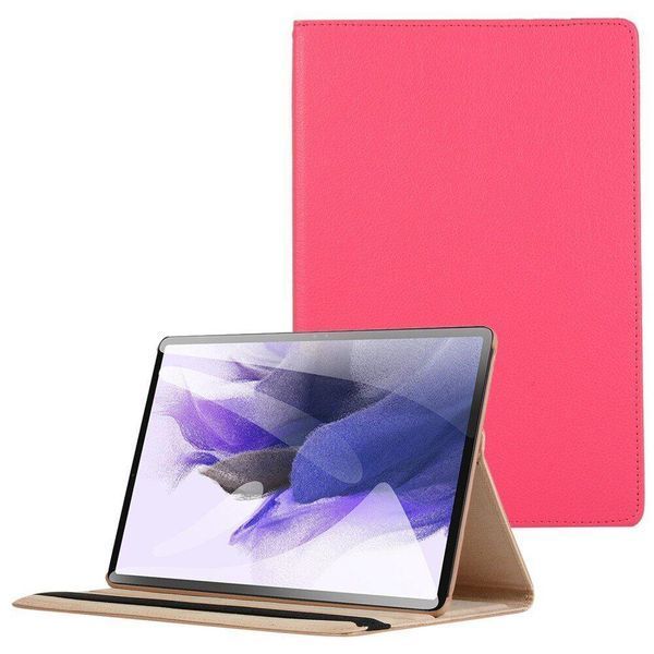 Чохол-книжка 360 для Samsung Galaxy Tab S8 Plus / Tab S7 FE (12.4") / малиновий 093828 фото